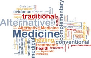 Alternative medicine wordcloud concept illustration
