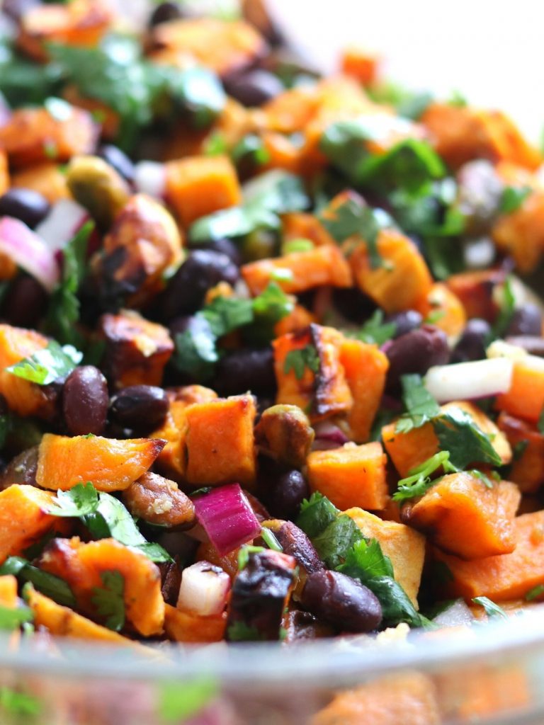 Black Bean Sweet Potato and Quinoa Salad Recipe - Shirley Plant